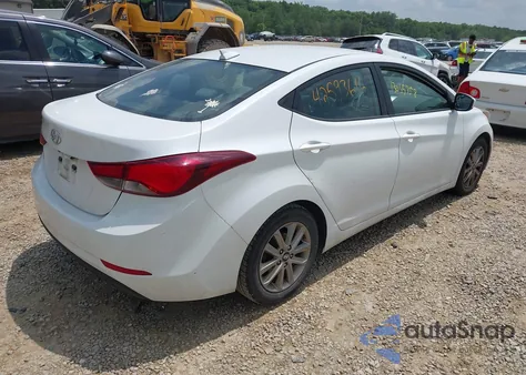 2016 Hyundai Elantra Se из США, поврежденный, VIN 5NPDH4AE8GH669478